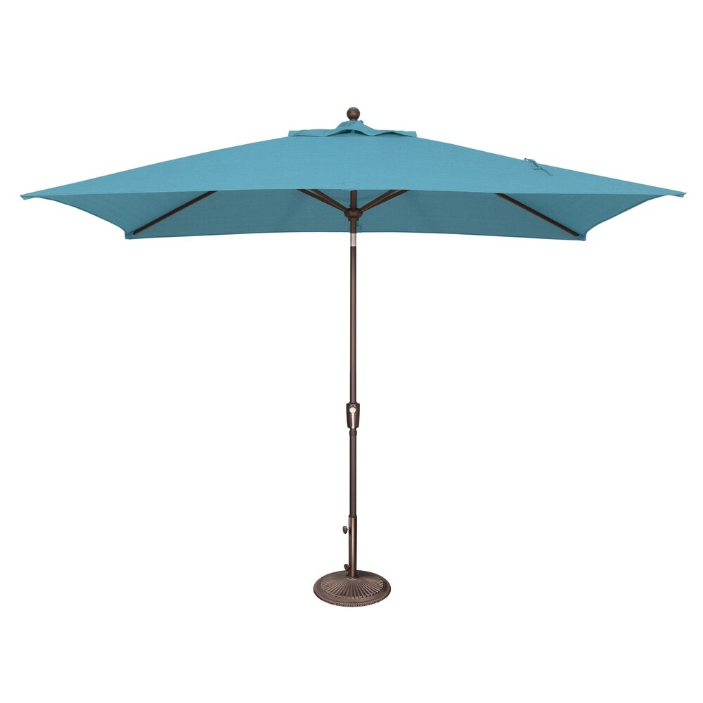 Parasol inclinable rectangulaire à bouton-poussoir SimplyShade Catalina de 10 pieds