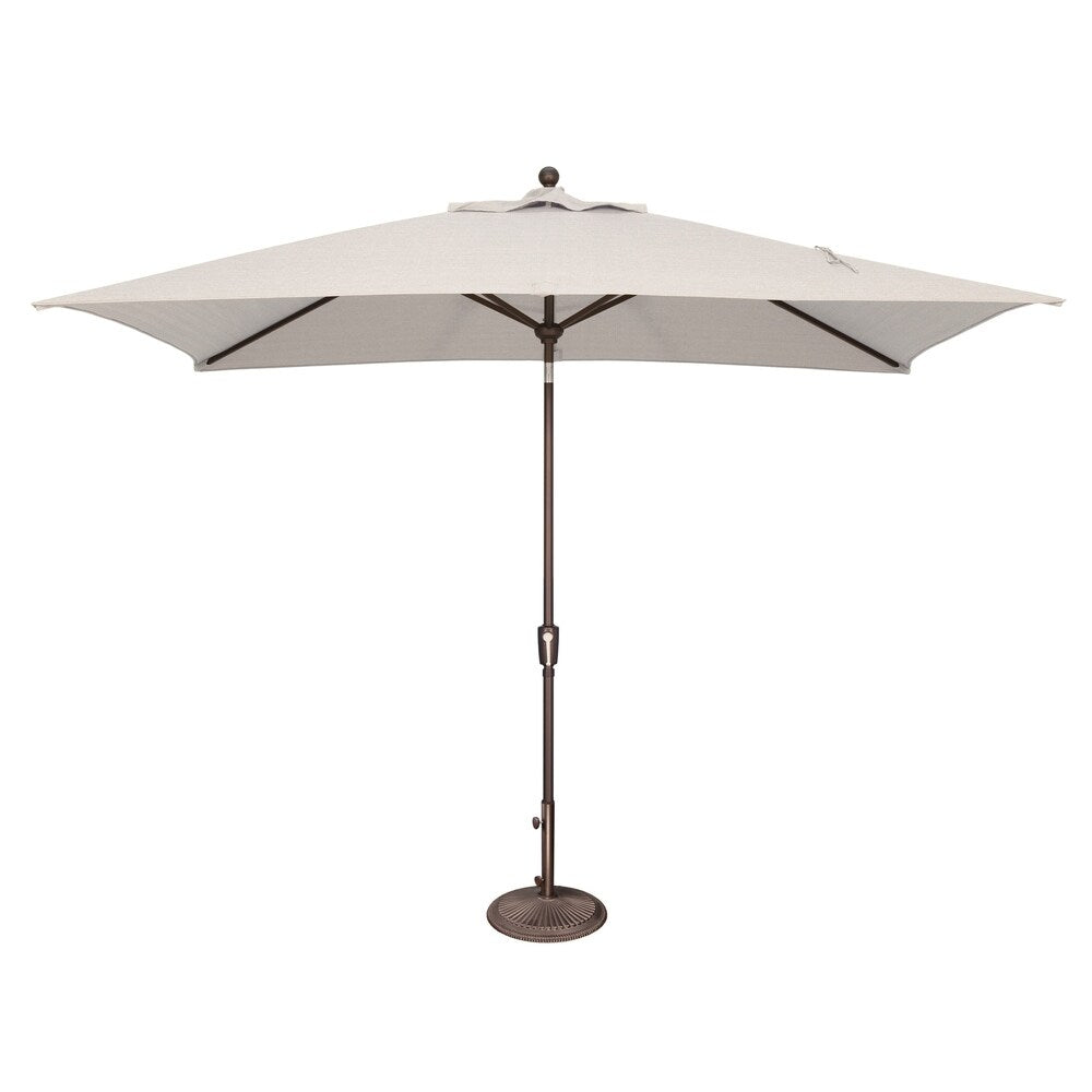 Parasol inclinable rectangulaire à bouton-poussoir SimplyShade Catalina de 10 pieds