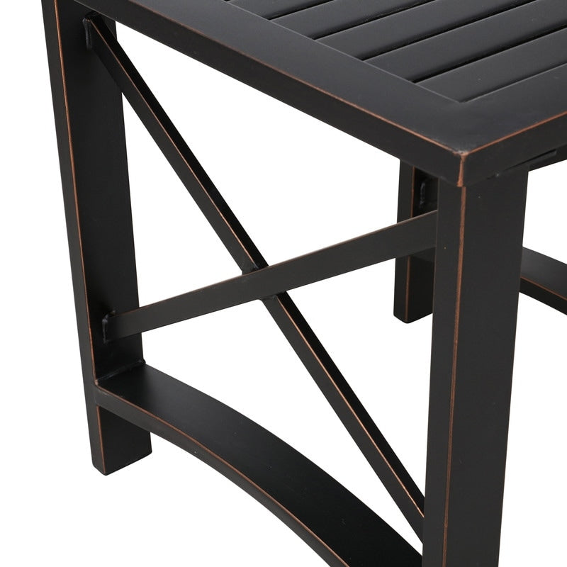 Ensemble de conversation à bascule d'extérieur PATIO FESTIVAL 3 pièces avec coussins