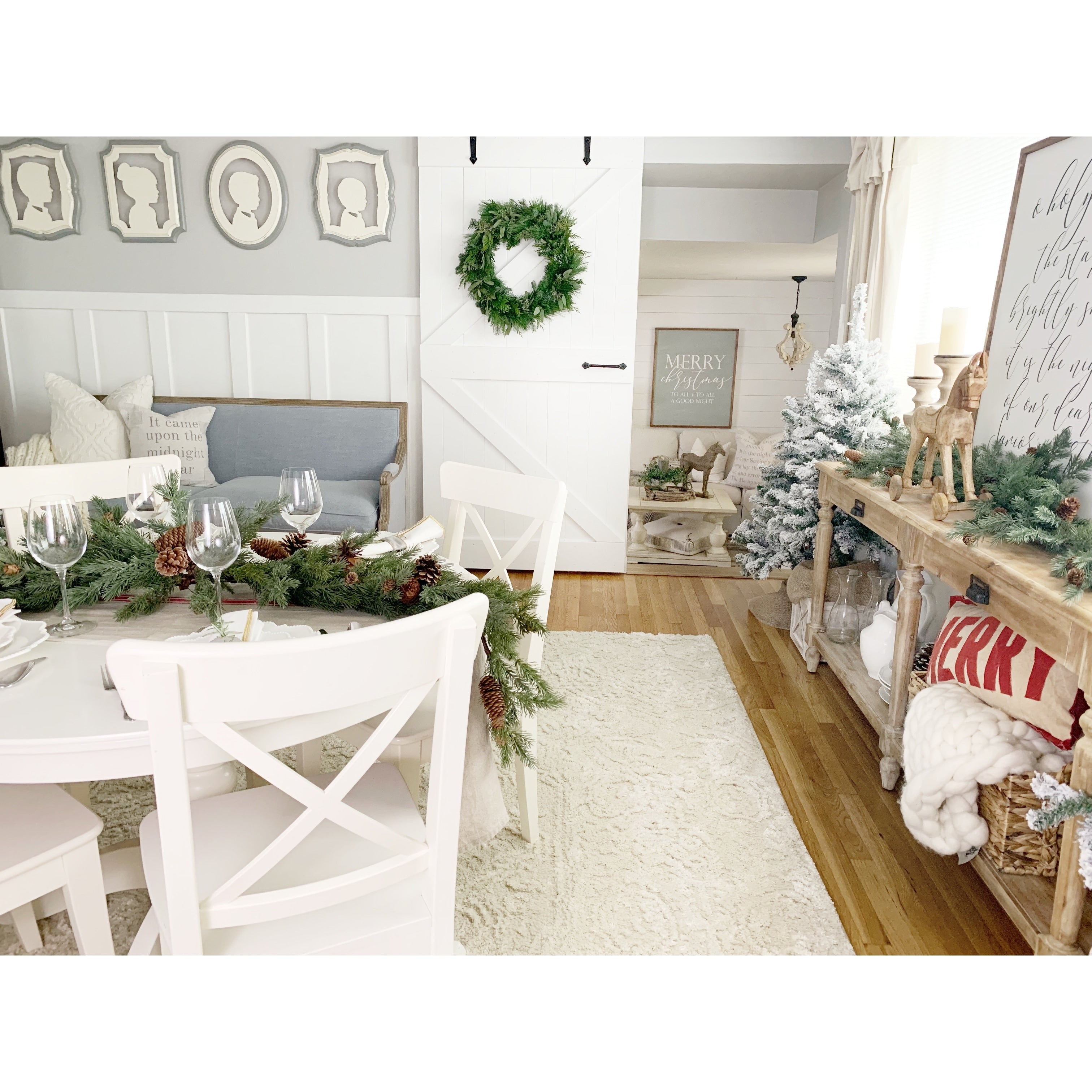 Assiette plate Pinpoint blanche Red Vanilla 11 (lot de 6)