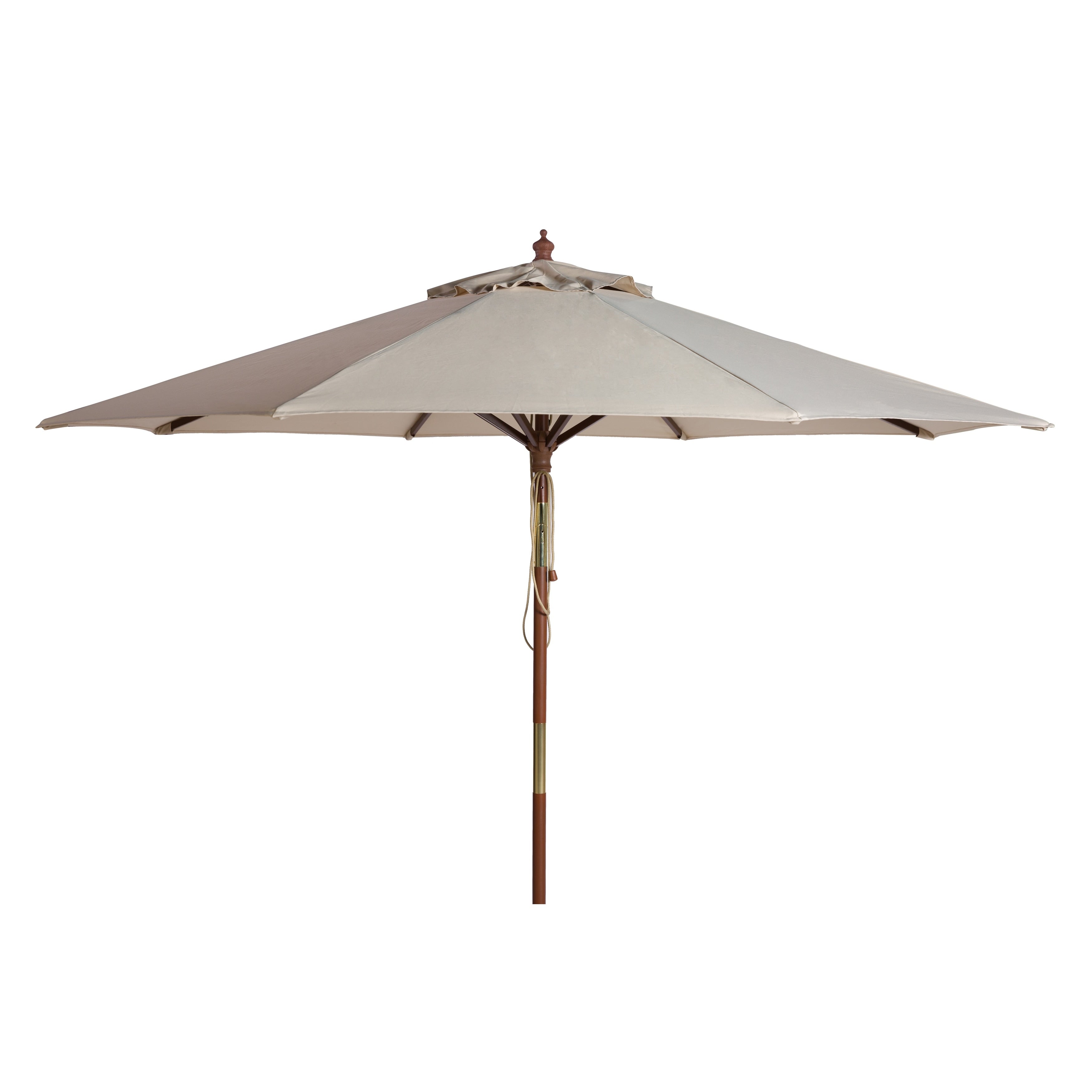 Parasol d'extérieur en bois SAFAVIEH Zlatana de 2,7 m