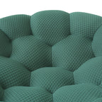 Canapé à bulles moderne 98,43 pouces en forme de nid d'abeille 3D