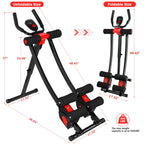 Appareil abdominal pliable pour exercices abdominaux à domicile