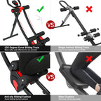 Appareil abdominal pliable pour exercices abdominaux à domicile