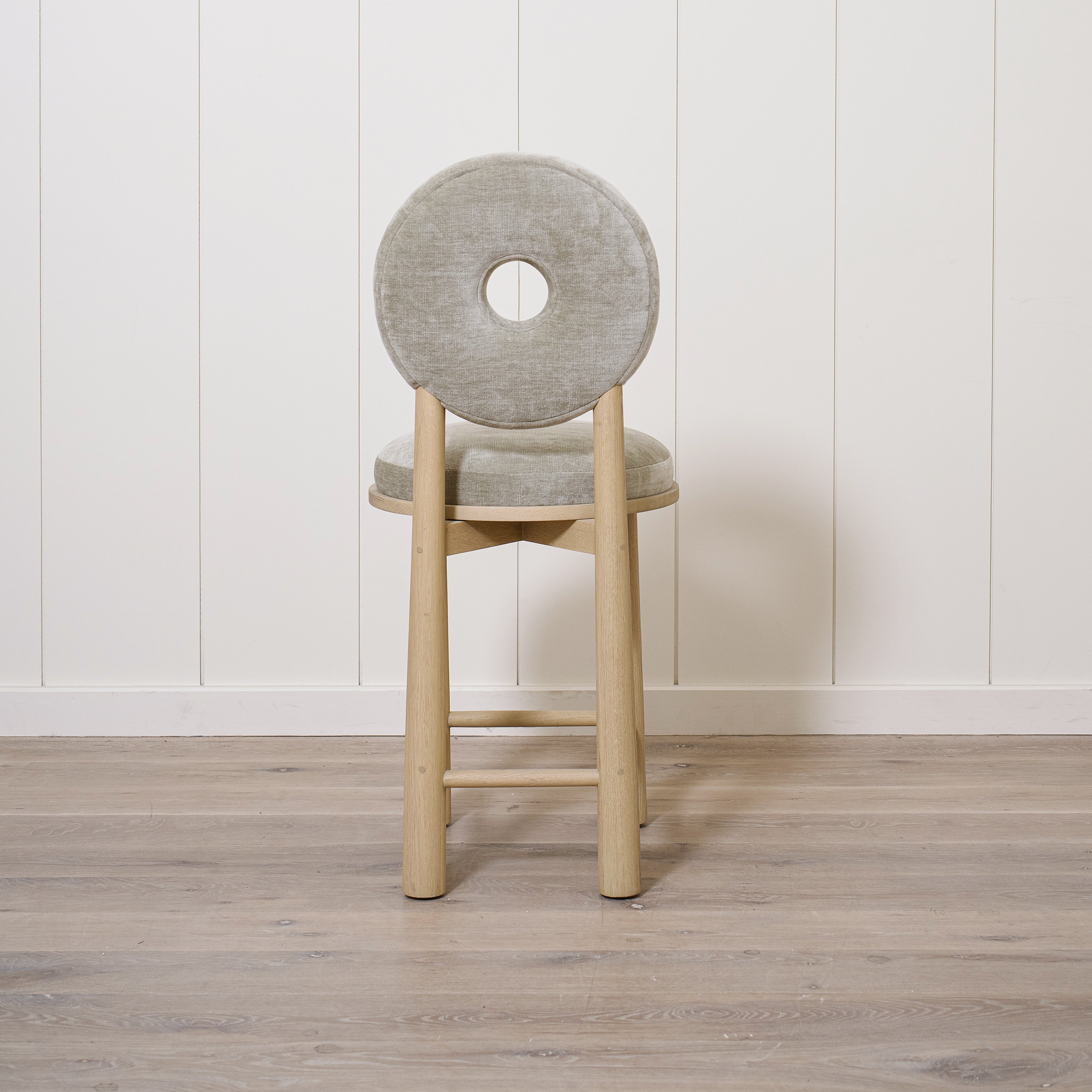 Tabourets de comptoir à boutons