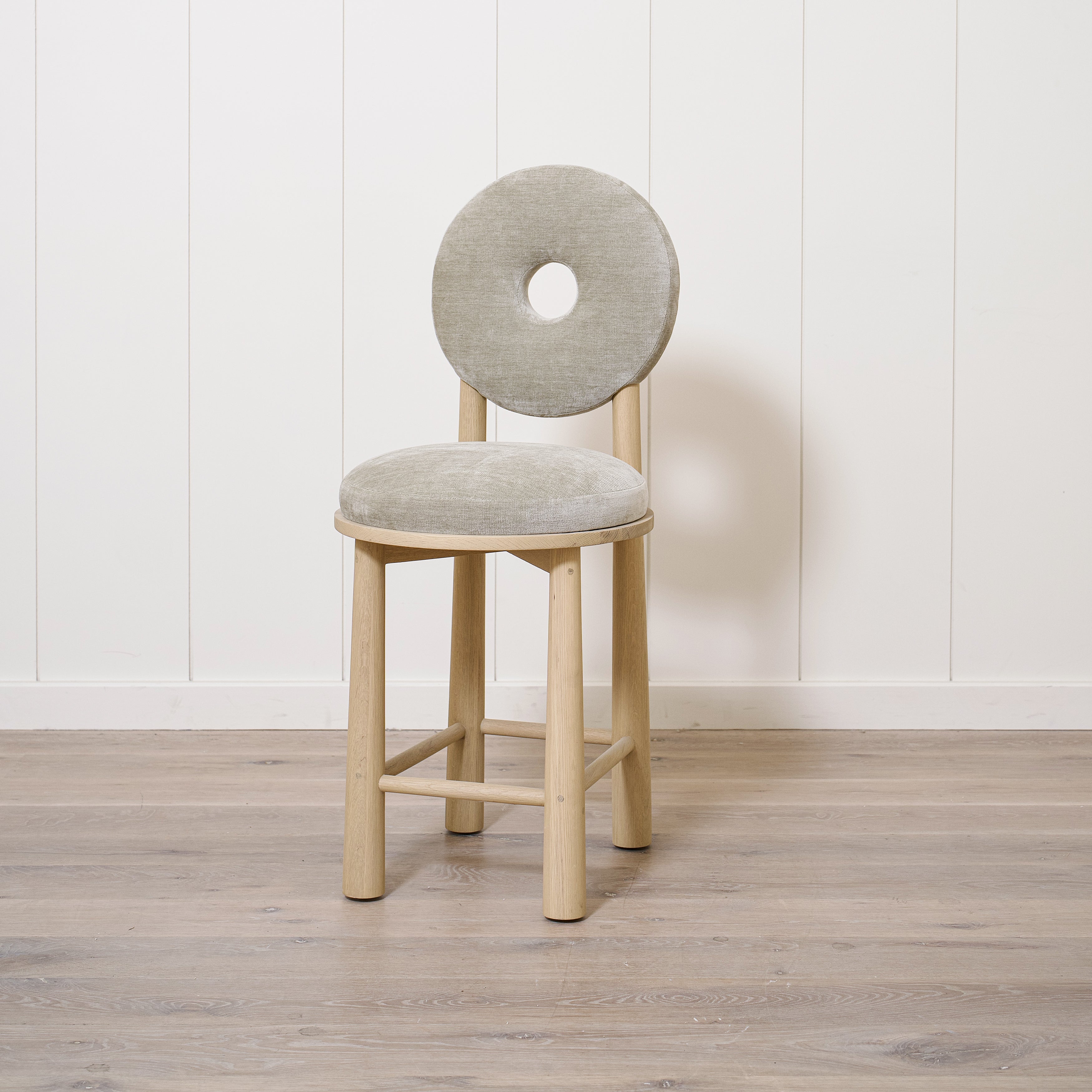 Tabourets de comptoir à boutons