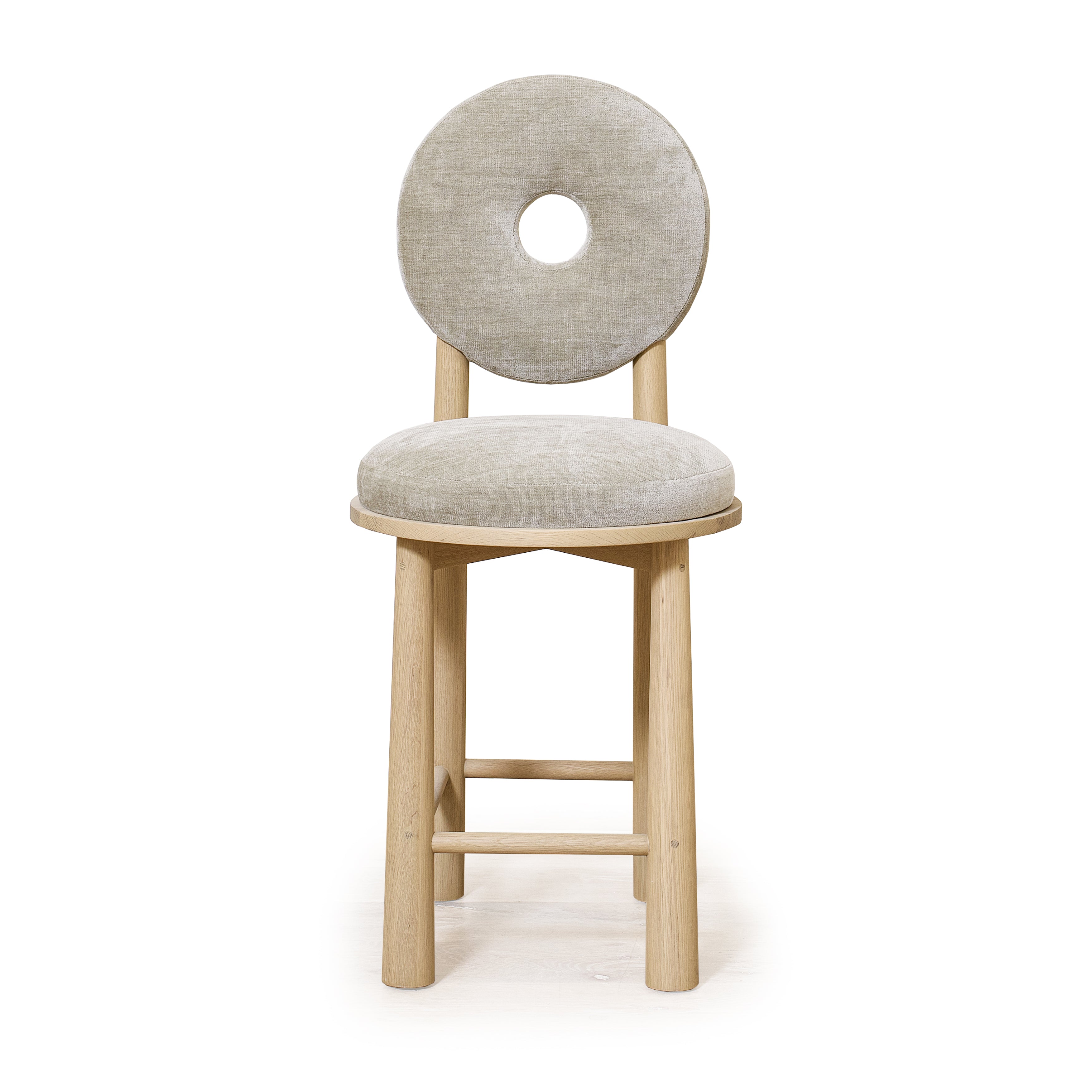 Tabourets de comptoir à boutons
