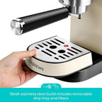 Machine à expresso CASABREWS CM5418 20 bars avec buse vapeur pour mousse de lait