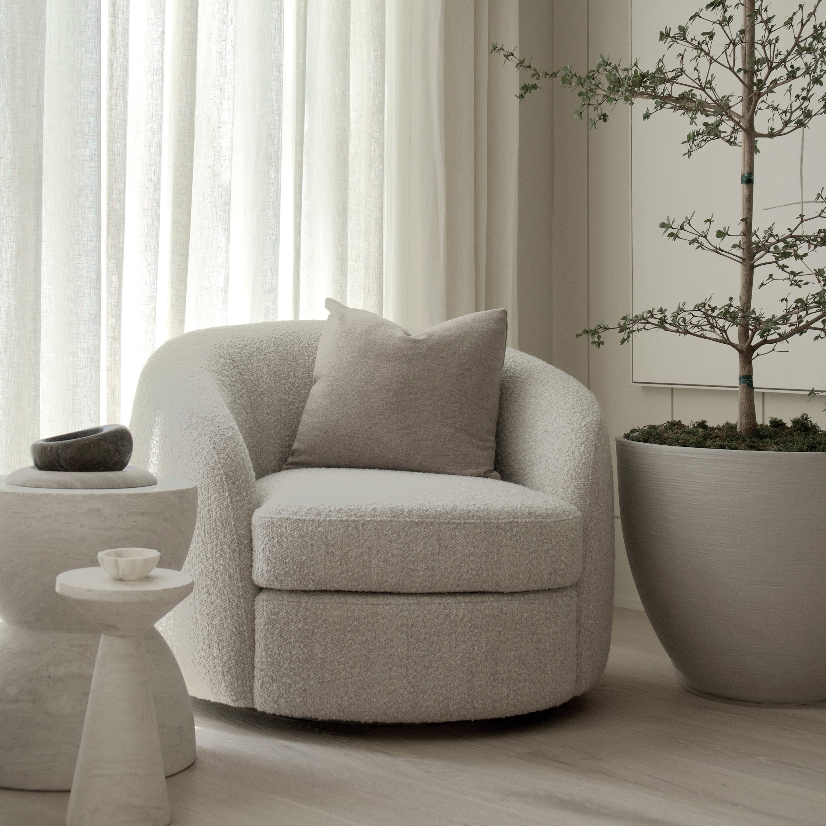 Chaise pivotante Ansel