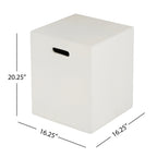 Christopher Knight Home - Table d'appoint d'extérieur en béton léger Aidan
