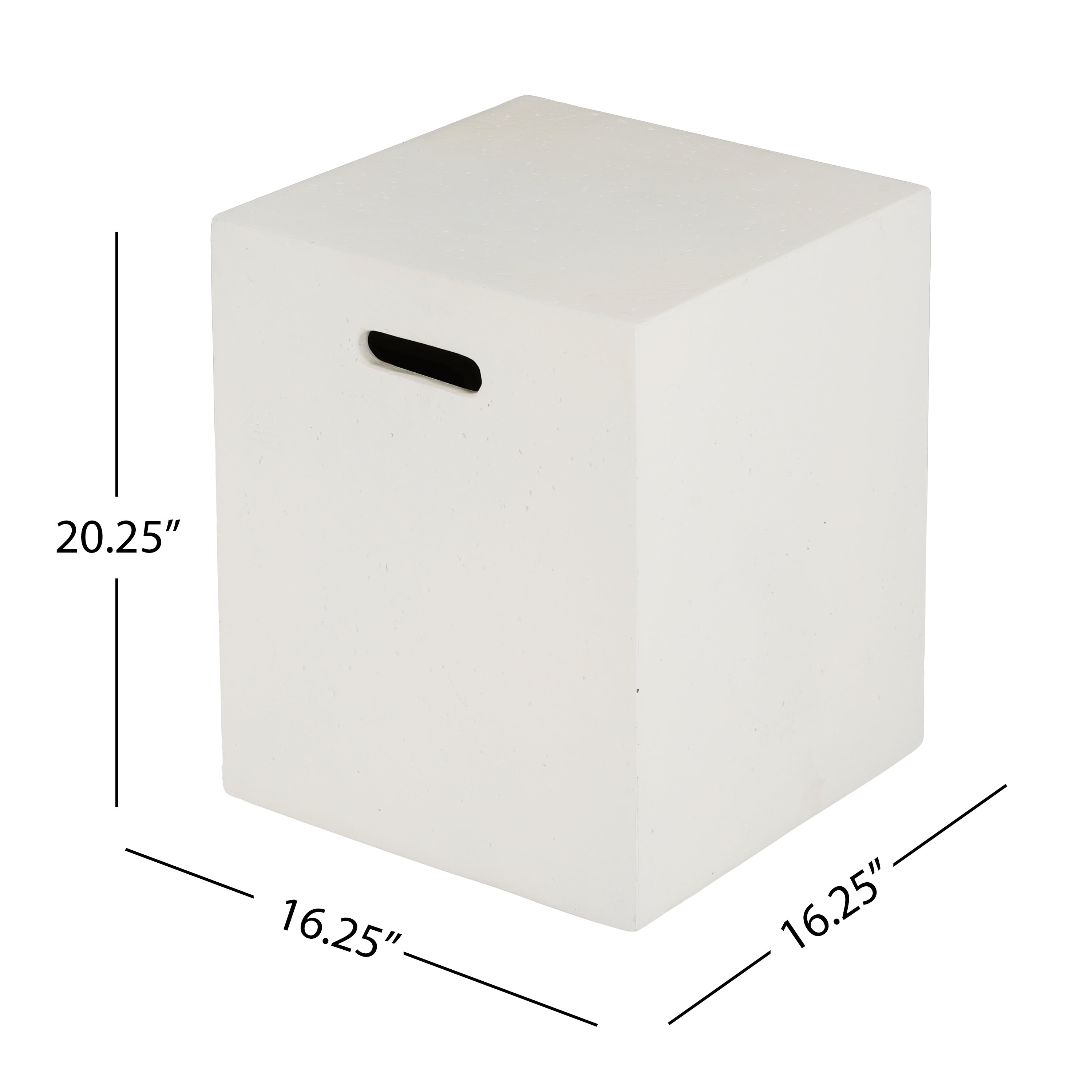 Christopher Knight Home - Table d'appoint d'extérieur en béton léger Aidan