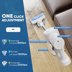 Aspirateur balai sans fil 3 en 1, léger pour tapis, sols durs, poils d'animaux et nettoyage de la maison