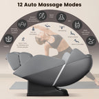 Fauteuil de massage complet Costway avec rouleau chauffant pour les pieds à commande vocale