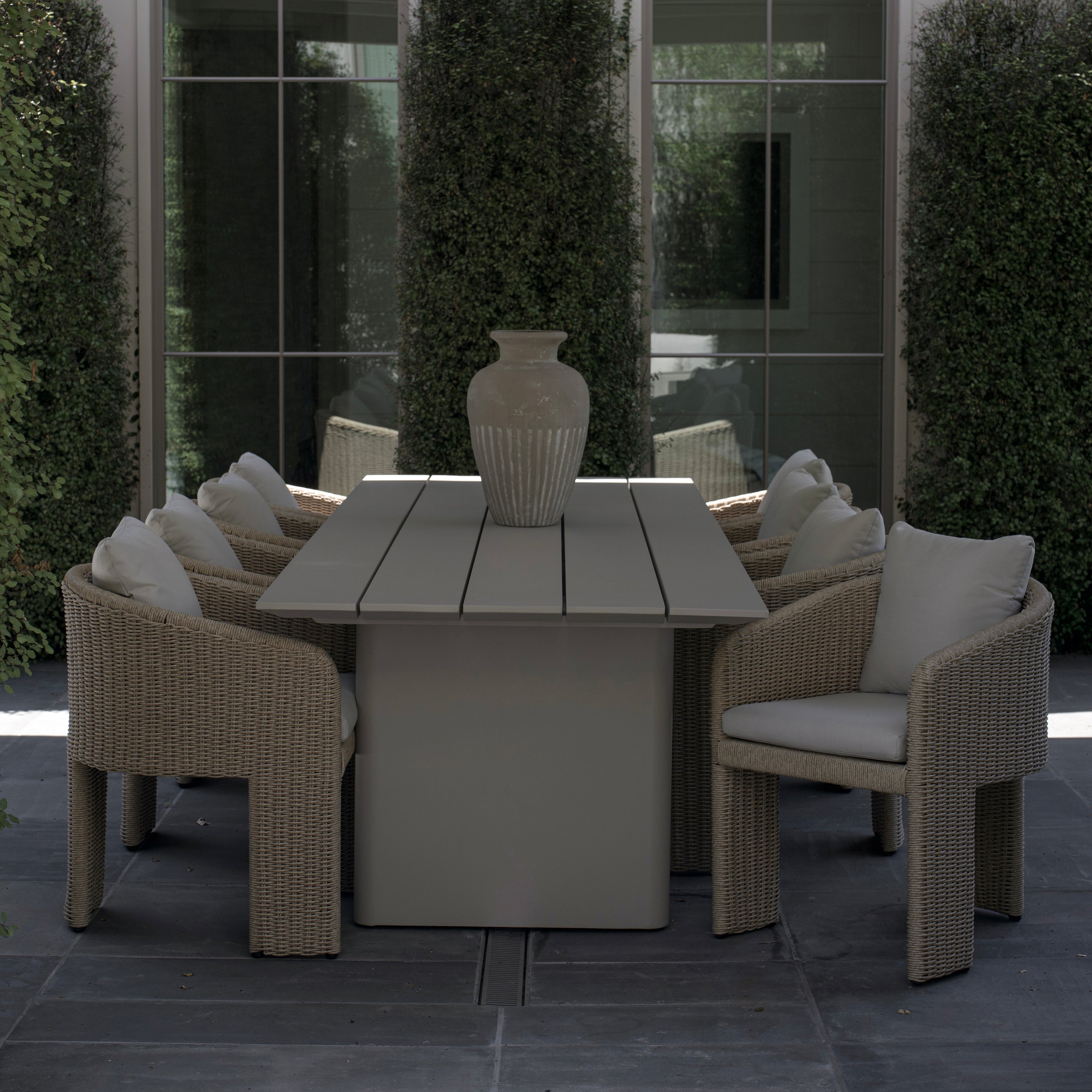 Chaise de salle à manger d'extérieur Ivy