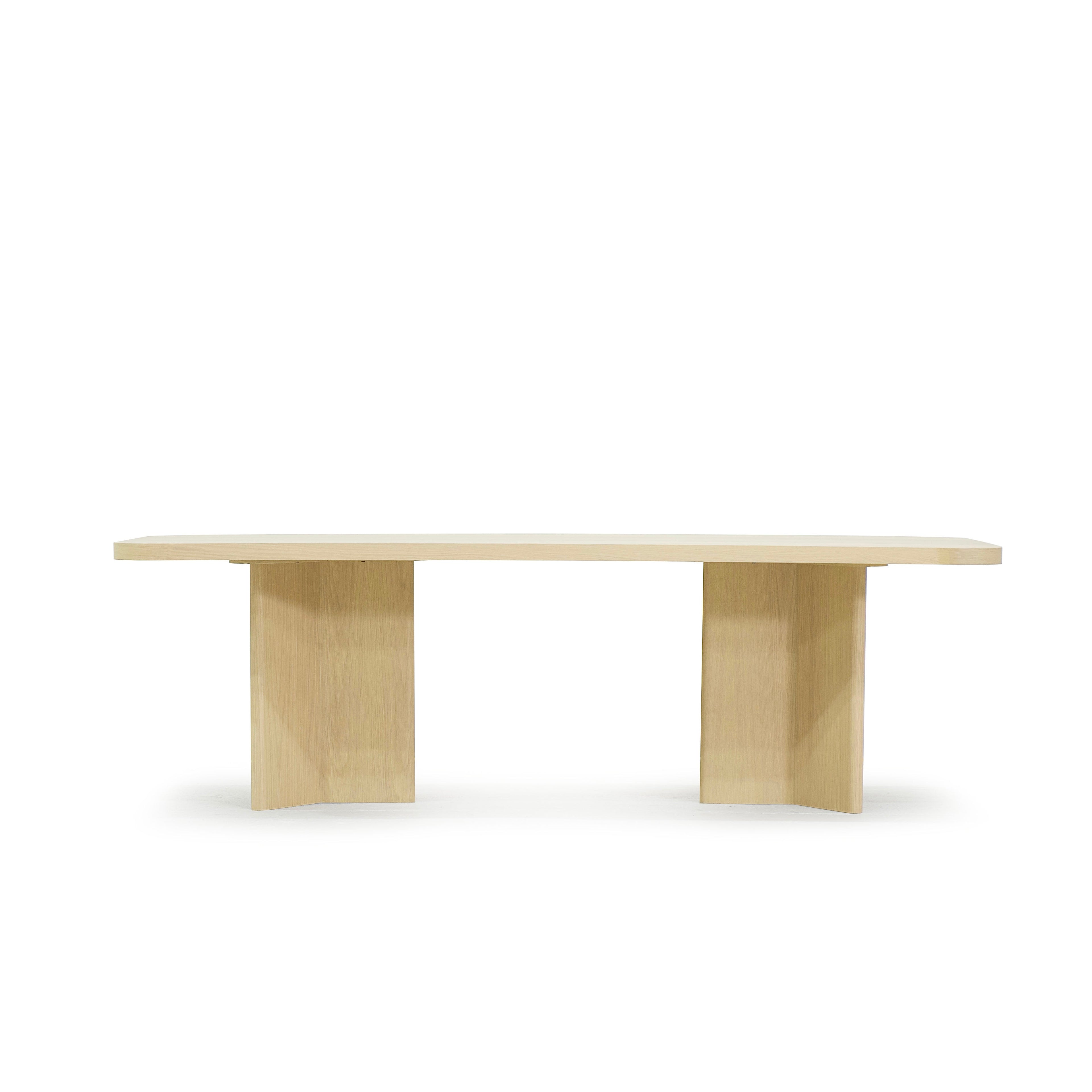 Philip - Table à manger à bords carrés