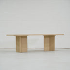 Philip - Table à manger à bords carrés