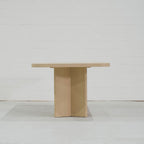 Philip - Table à manger à bords carrés