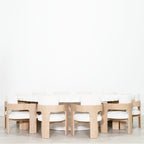 Table à manger en genévrier