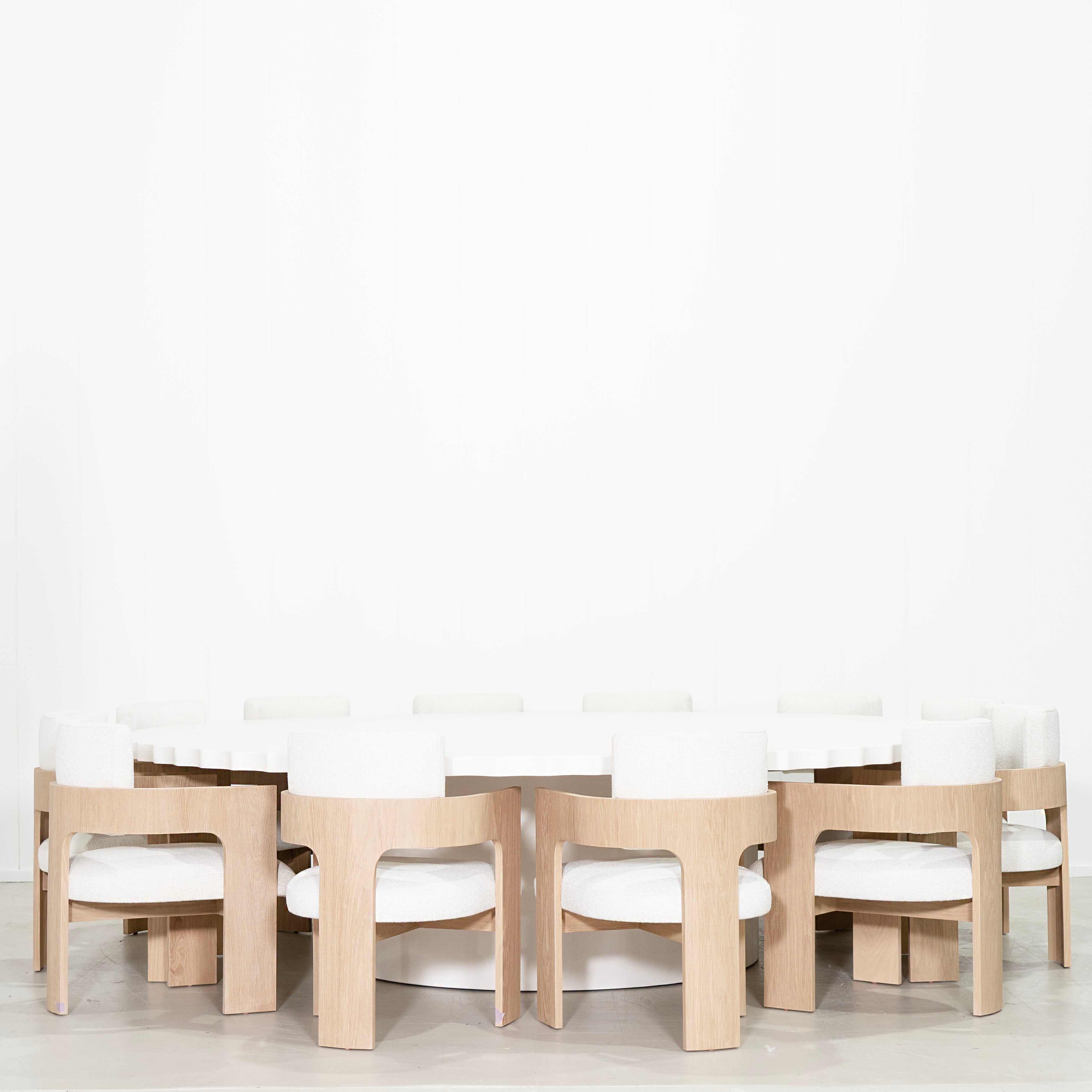 Table à manger en genévrier
