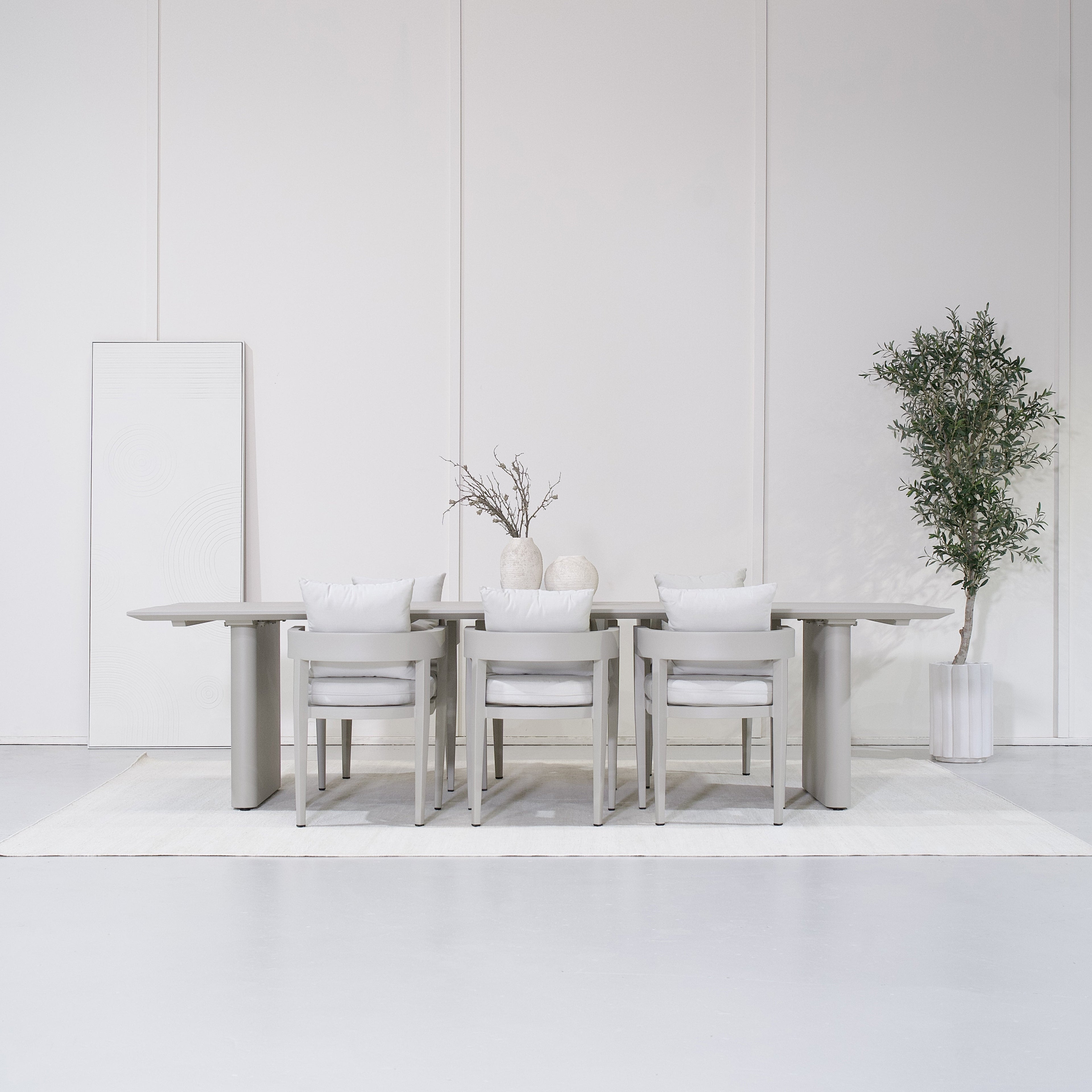 Chaise de salle à manger d'extérieur Aidan