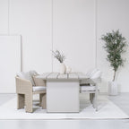 Chaise de salle à manger d'extérieur Aidan