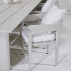 Chaise de salle à manger d'extérieur Aidan