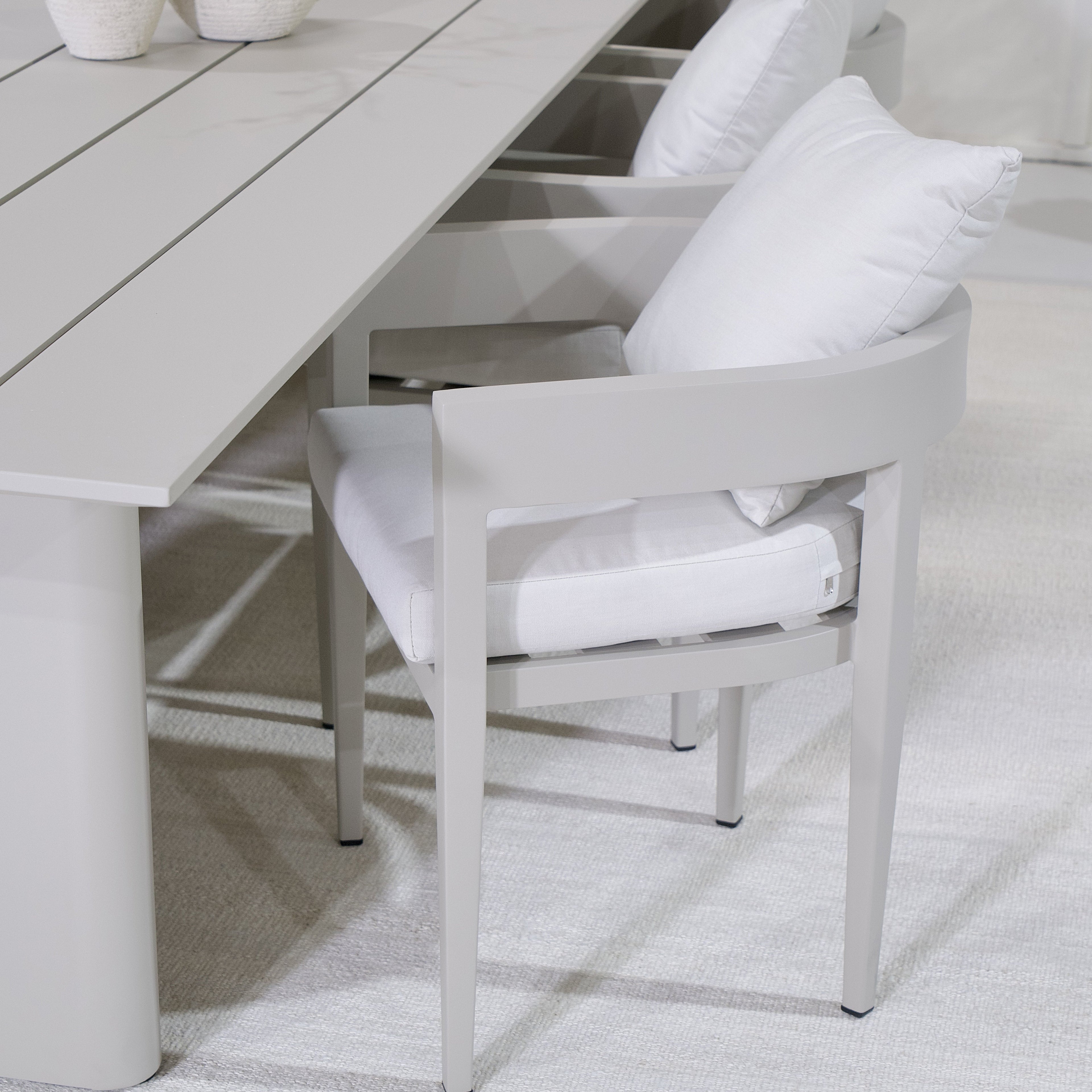 Chaise de salle à manger d'extérieur Aidan
