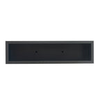 Jardinière métallique lourde pour plantes d'extérieur, 96 x 25 x 76 cm (L x l x H) de hauteur et de longueur, avec séparateur en métal - 96 x 76 x 25 cm