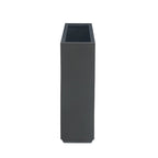 Jardinière métallique lourde pour plantes d'extérieur, 96 x 25 x 76 cm (L x l x H) de hauteur et de longueur, avec séparateur en métal - 96 x 76 x 25 cm