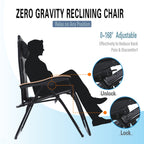 Fauteuil de salon surdimensionné XL rembourré à gravité zéro, accoudoirs larges, inclinable et réglable avec porte-gobelet - N/A