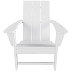 Chaise Adirondack pliante Polytrends Shoreside moderne et écologique, idéale pour les commerces et les résidences, toutes saisons