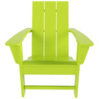 Chaise Adirondack pliante Polytrends Shoreside moderne et écologique, idéale pour les commerces et les résidences, toutes saisons