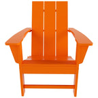 Chaise Adirondack pliante Polytrends Shoreside moderne et écologique, idéale pour les commerces et les résidences, toutes saisons