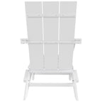 Chaise Adirondack pliante Polytrends Shoreside moderne et écologique, idéale pour les commerces et les résidences, toutes saisons