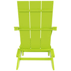 Chaise Adirondack pliante Polytrends Shoreside moderne et écologique, idéale pour les commerces et les résidences, toutes saisons