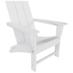 Chaise Adirondack pliante Polytrends Shoreside moderne et écologique, idéale pour les commerces et les résidences, toutes saisons
