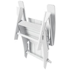 Chaise Adirondack pliante Polytrends Shoreside moderne et écologique, idéale pour les commerces et les résidences, toutes saisons