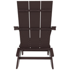 Chaise Adirondack pliante Polytrends Shoreside moderne et écologique, idéale pour les commerces et les résidences, toutes saisons