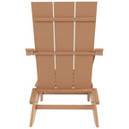 Chaise Adirondack pliante Polytrends Shoreside moderne et écologique, idéale pour les commerces et les résidences, toutes saisons