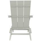 Chaise Adirondack pliante Polytrends Shoreside moderne et écologique, idéale pour les commerces et les résidences, toutes saisons