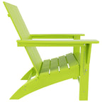 Chaise Adirondack pliante Polytrends Shoreside moderne et écologique, idéale pour les commerces et les résidences, toutes saisons