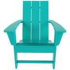 Chaise Adirondack pliante Polytrends Shoreside moderne et écologique, idéale pour les commerces et les résidences, toutes saisons