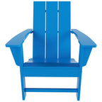 Chaise Adirondack pliante Polytrends Shoreside moderne et écologique, idéale pour les commerces et les résidences, toutes saisons