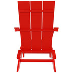 Chaise Adirondack pliante Polytrends Shoreside moderne et écologique, idéale pour les commerces et les résidences, toutes saisons