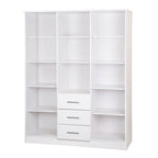 Armoire penderie 3 portes Cosmo 100 % bois massif de Palace Imports avec portes en bois massif ou en miroir
