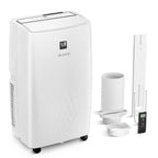 Climatiseur portatif avec chauffage – 12 000 BTU de refroidissement et 10 000 BTU de chauffage pour pièces jusqu'à 700 pi²