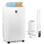 Climatiseur portatif avec chauffage – 12 000 BTU de refroidissement et 10 000 BTU de chauffage pour pièces jusqu'à 700 pi²