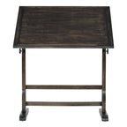 Table à dessin vintage en bois de 36 pouces avec plateau réglable en angle pour le dessin