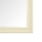Grand miroir sur toute la surface, miroir surdimensionné, cadre en imitation bois lisse, miroir rectangulaire à suspendre au mur