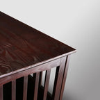Table d'appoint en bois pour cage pour animaux de compagnie avec porte verrouillable
